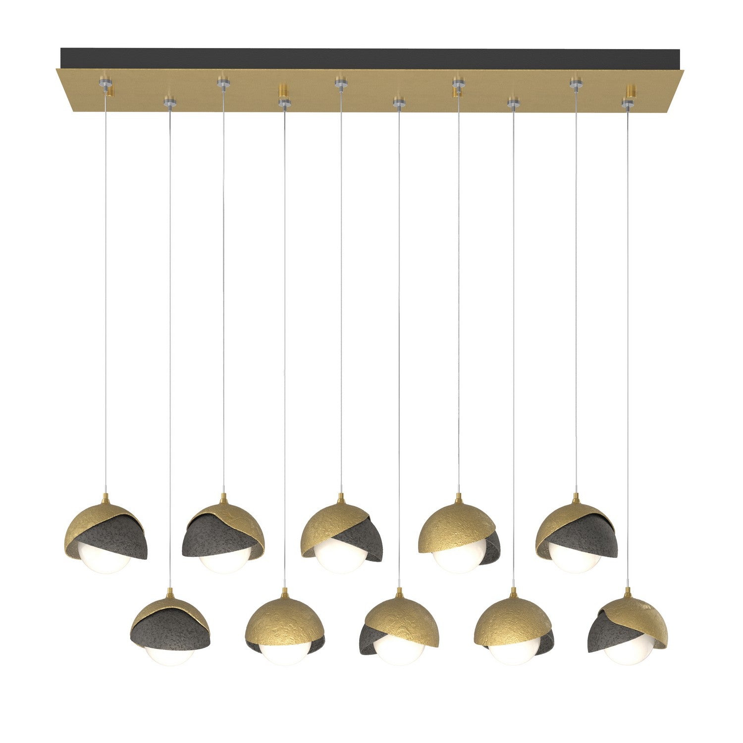 Hubbardton Forge - 131205-SKT-STND-86-20-GG0711 - LED Pendant - Brooklyn - Modern Brass
