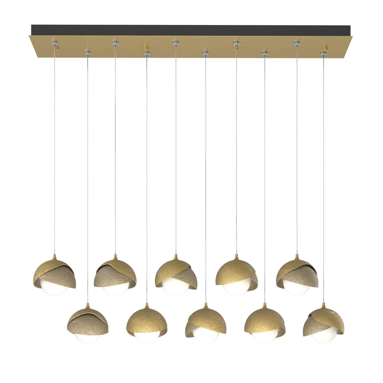 Hubbardton Forge - 131205-SKT-STND-86-84-GG0711 - LED Pendant - Brooklyn - Modern Brass
