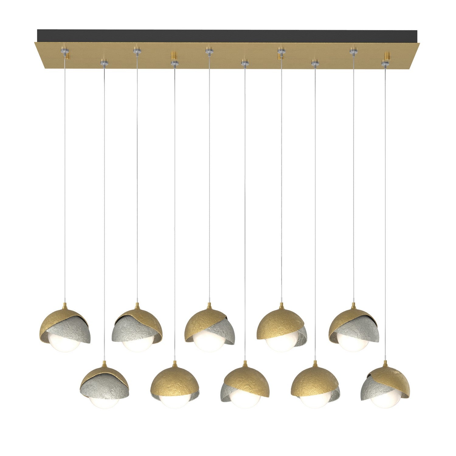 Hubbardton Forge - 131205-SKT-STND-86-85-GG0711 - LED Pendant - Brooklyn - Modern Brass