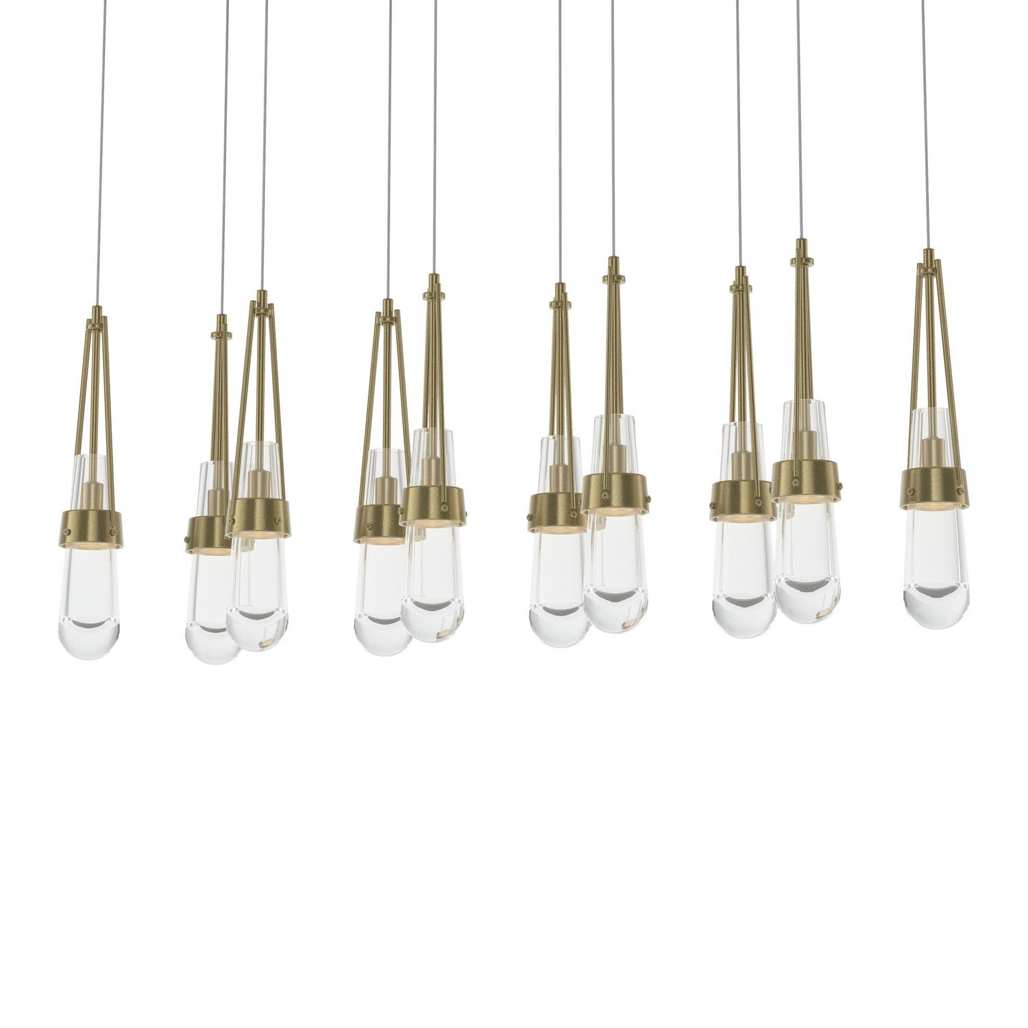 Hubbardton Forge - 131207-SKT-LONG-86-ZM0434 - LED Pendant - Link - Modern Brass