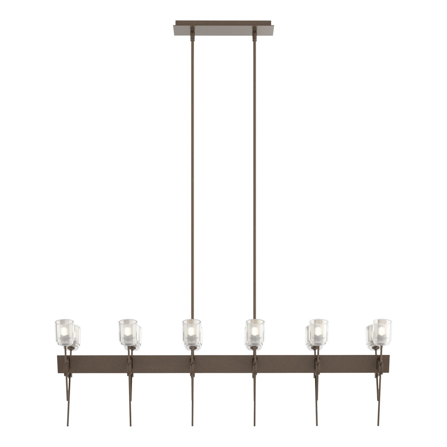 Hubbardton Forge - 131525-SKT-MULT-05-YC0369 - LED Pendant - Echo - Bronze