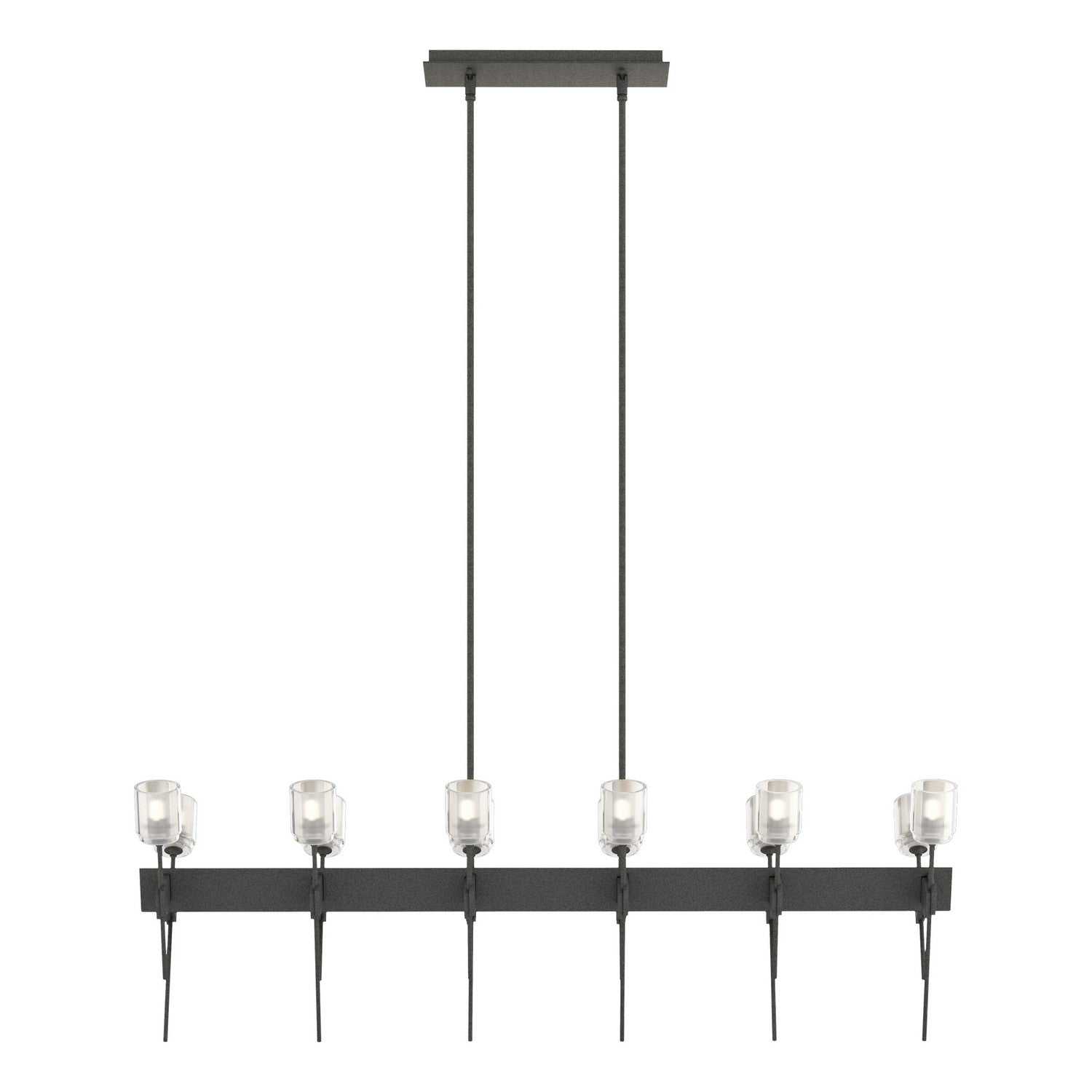 Hubbardton Forge - 131525-SKT-MULT-20-YC0369 - LED Pendant - Echo - Natural Iron