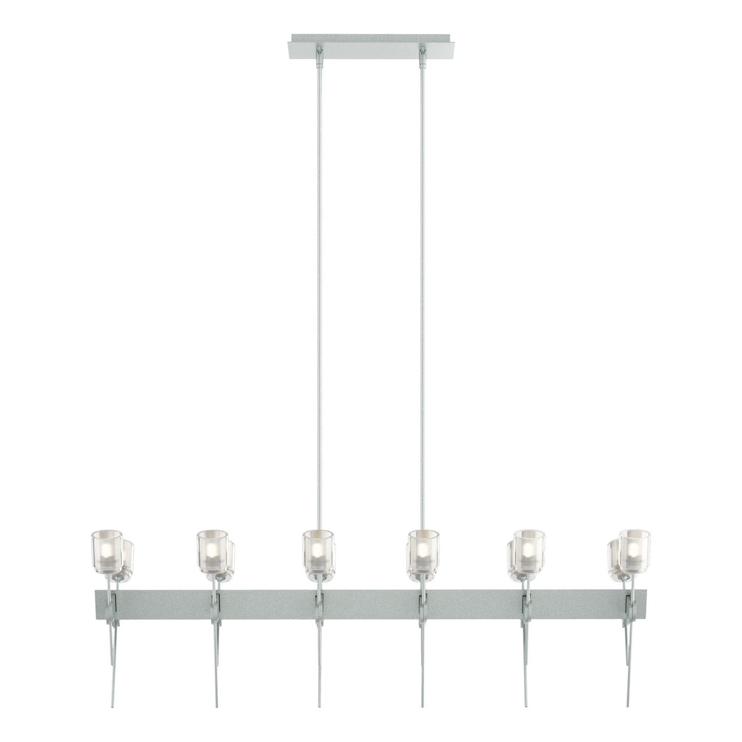 Hubbardton Forge - 131525-SKT-MULT-82-YC0369 - LED Pendant - Echo - Vintage Platinum