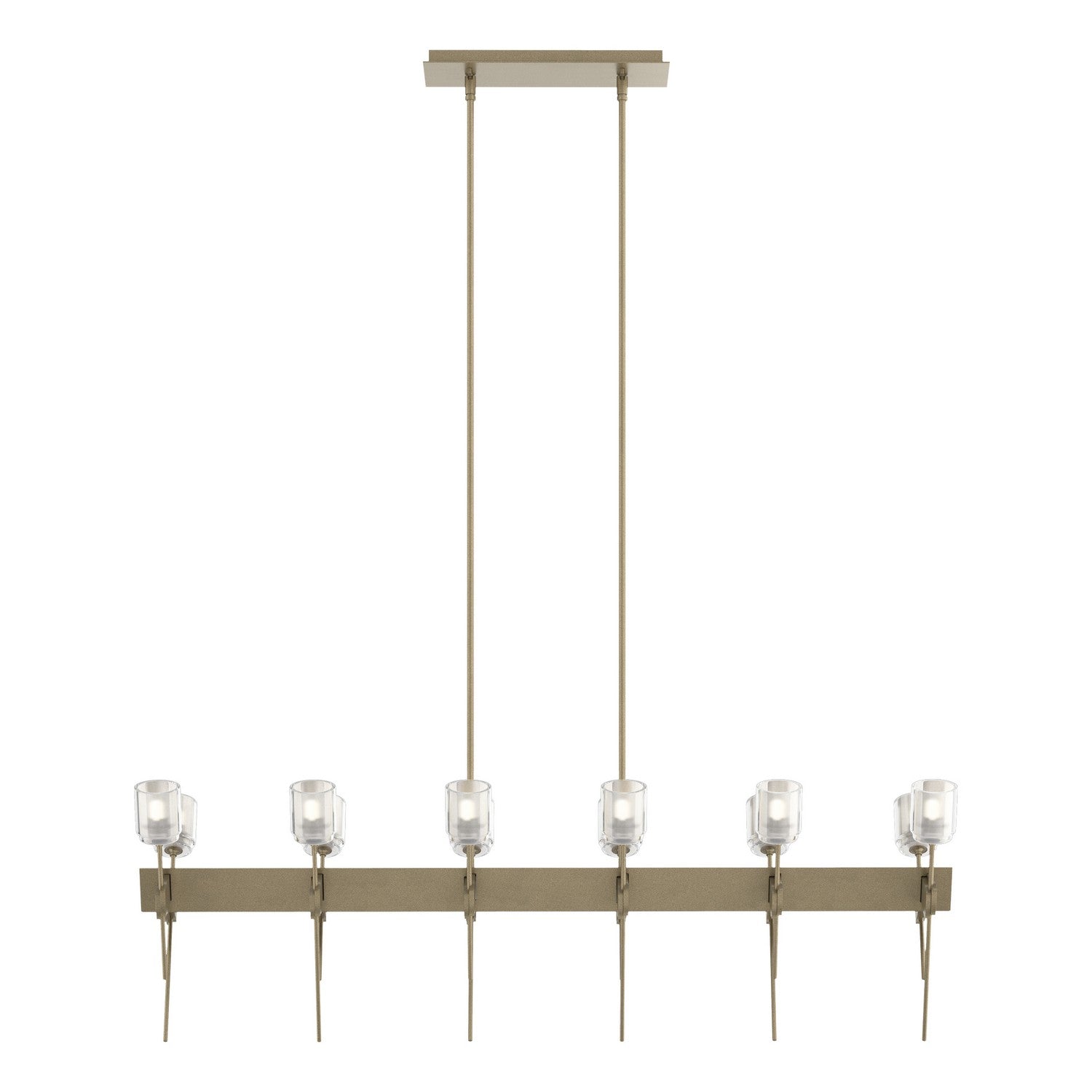 Hubbardton Forge - 131525-SKT-MULT-84-YC0369 - LED Pendant - Echo - Soft Gold