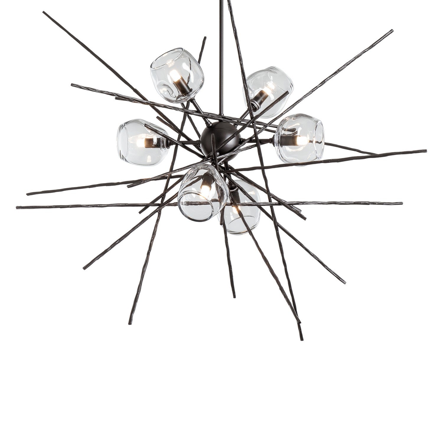 Hubbardton Forge - 131590-SKT-MULT-07-ZM0709 - Six Light Pendant - Griffin - Dark Smoke