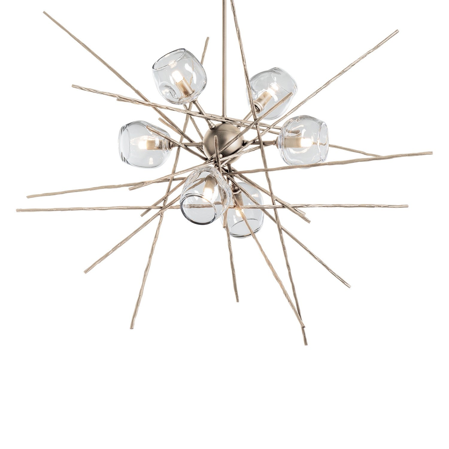 Hubbardton Forge - 131590-SKT-MULT-84-ZM0709 - Six Light Pendant - Griffin - Soft Gold