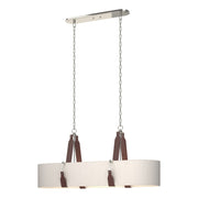 Hubbardton Forge - 134070-SKT-STND-24-LB-SE4608 - Four Light Pendant - Saratoga - Polished Nickel