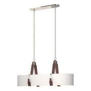 Hubbardton Forge - 134070-SKT-STND-24-LB-SF4608 - Four Light Pendant - Saratoga - Polished Nickel