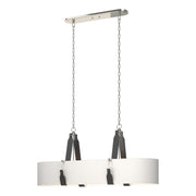 Hubbardton Forge - 134070-SKT-STND-24-LK-SF4608 - Four Light Pendant - Saratoga - Polished Nickel