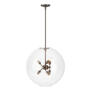 Hubbardton Forge - 134410-SKT-MULT-05-ZM0497 - Six Light Pendant - Sfera - Bronze