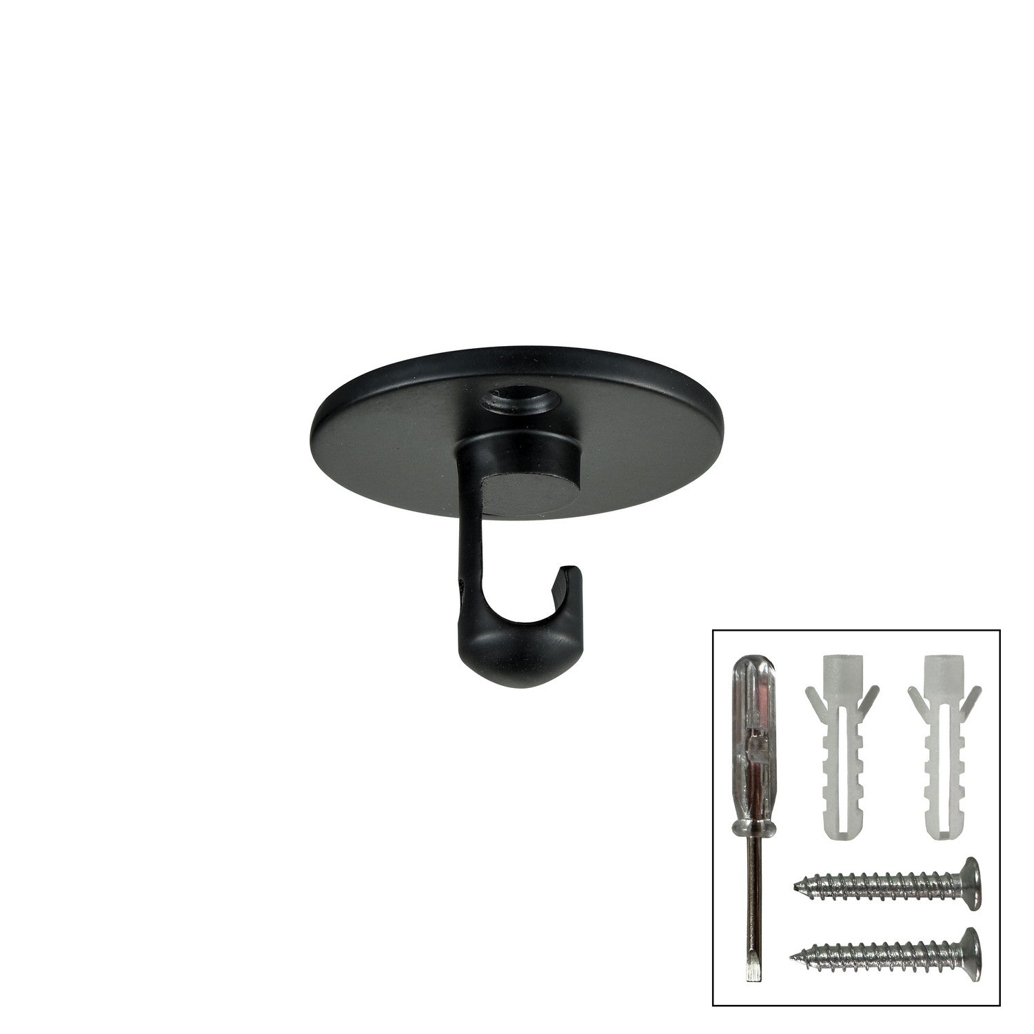 Innovations - 009-BK - Hook - Custom Cord - Matte Black