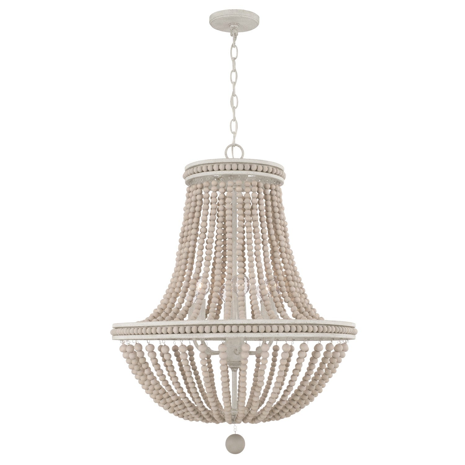 Capital Lighting - AA1020SR - Six Light Chandelier - Handley - Sand Dollar