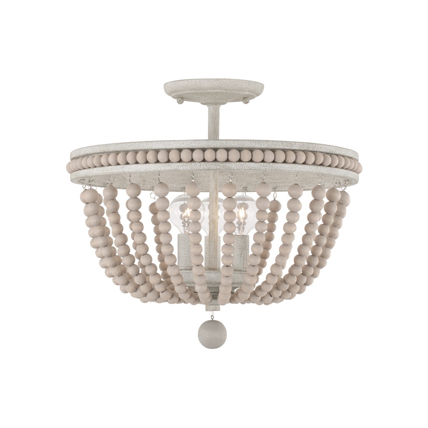 Capital Lighting - AA1021SR - Three Light Semi-Flush Mount - Handley - Sand Dollar