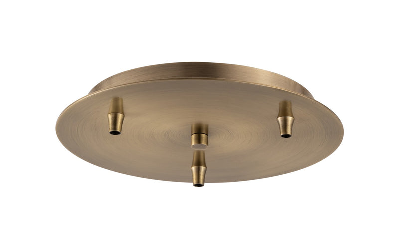 Innovations - 113-AB - Multi Port Canopy - Custom Cord - Antique Brass