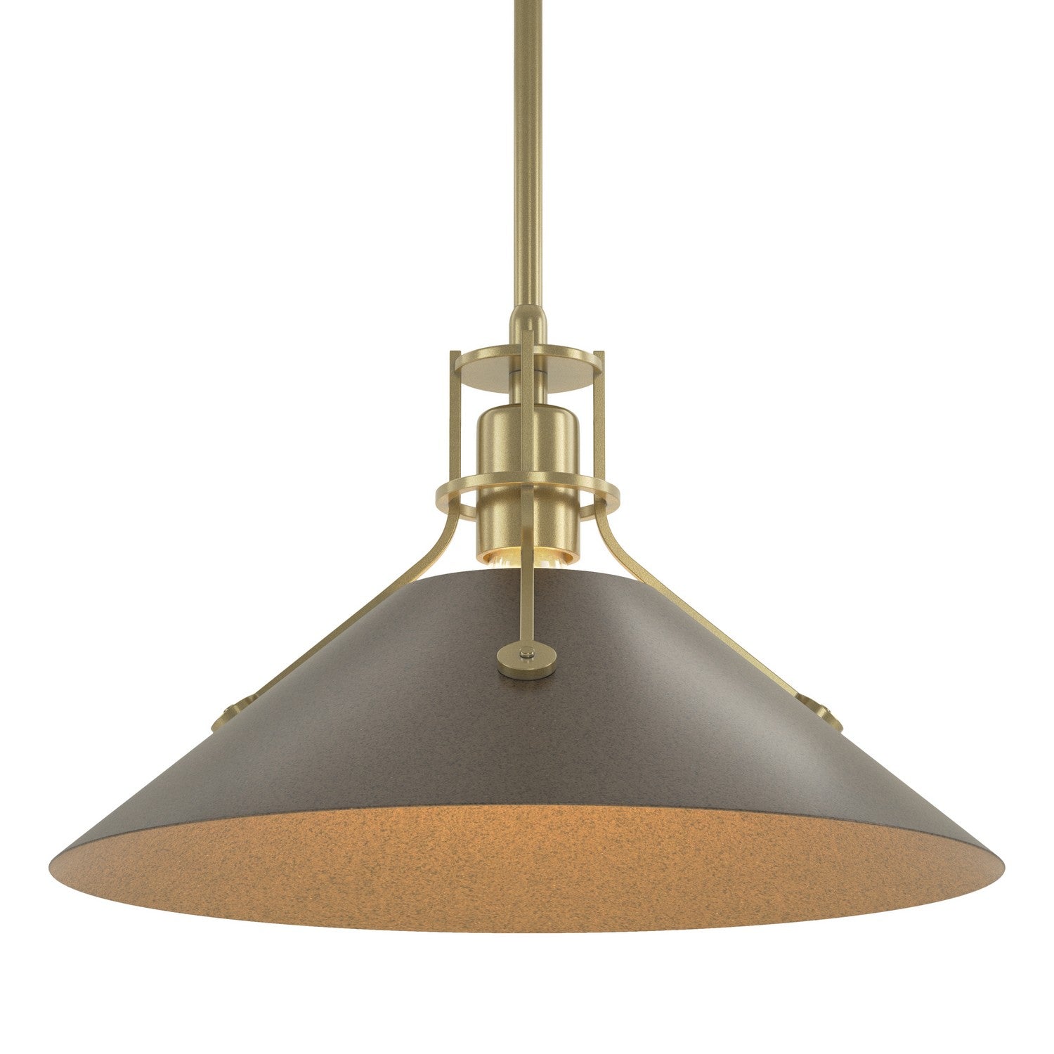 Hubbardton Forge - 134550-SKT-MULT-86-05 - One Light Pendant - Henry - Modern Brass