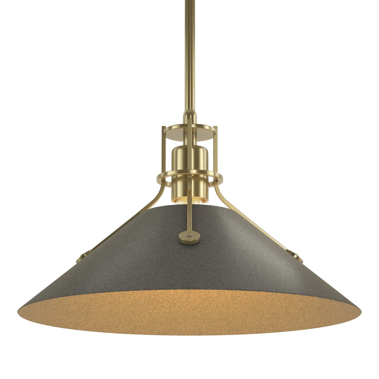 Hubbardton Forge - 134550-SKT-MULT-86-20 - One Light Pendant - Henry - Modern Brass