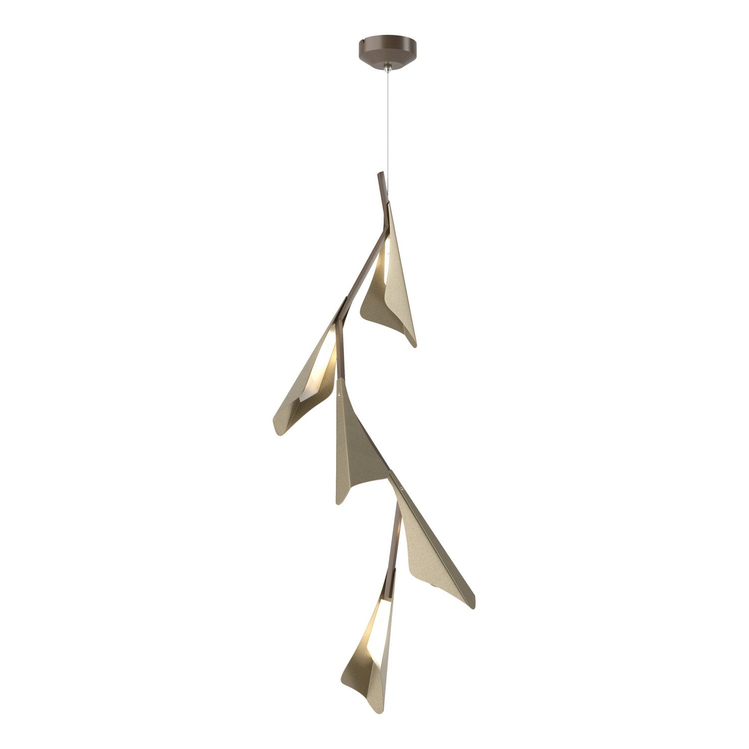 Hubbardton Forge - 135006-LED-STND-05-84 - LED Pendant - Plume - Bronze