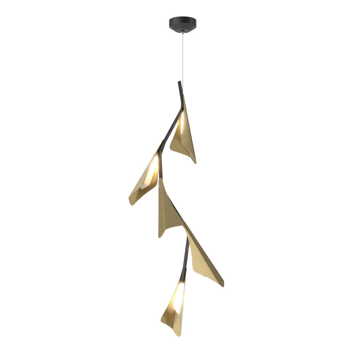 Hubbardton Forge - 135006-LED-STND-10-86 - LED Pendant - Plume - Black