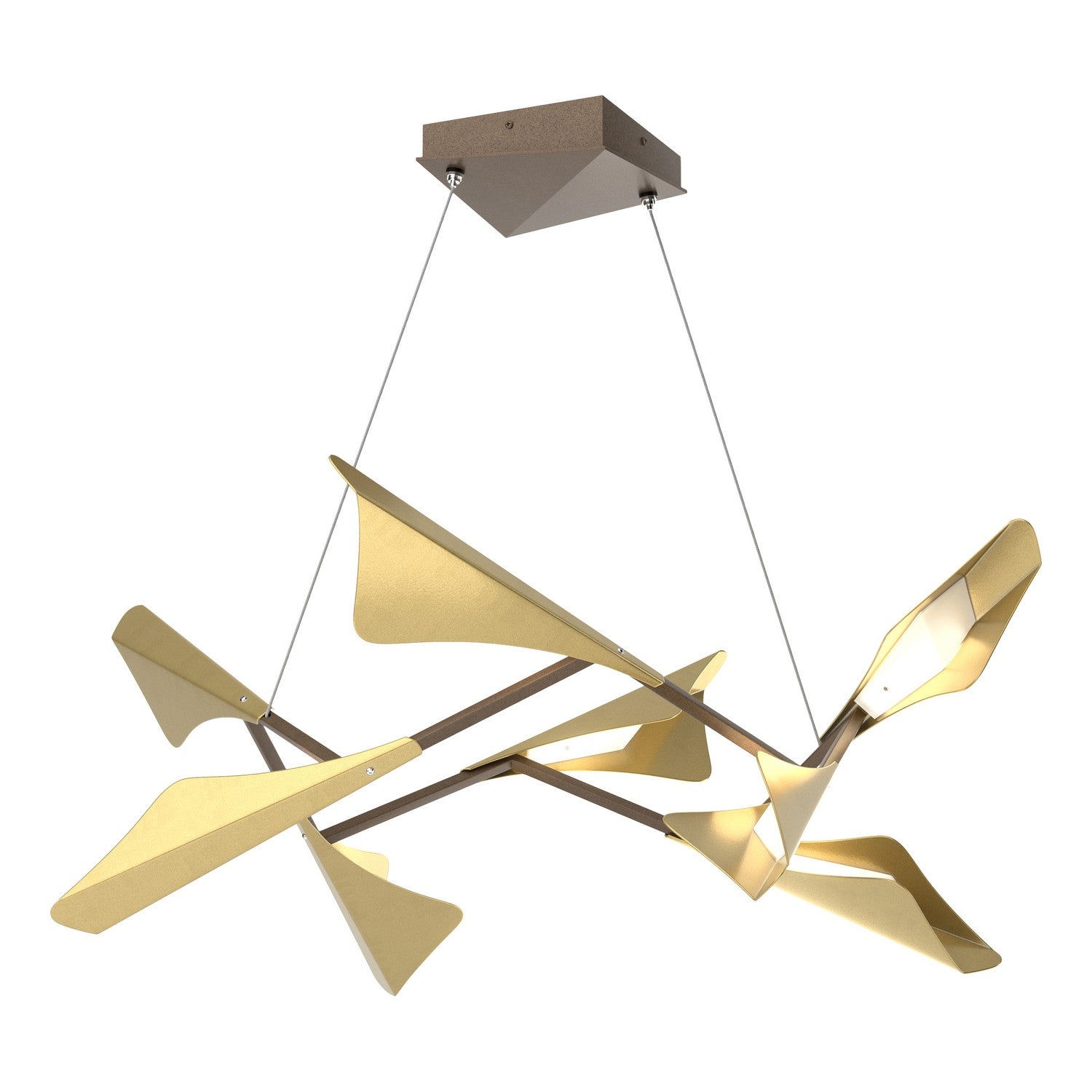 Hubbardton Forge - 135007-LED-STND-05-86 - LED Pendant - Plume - Bronze