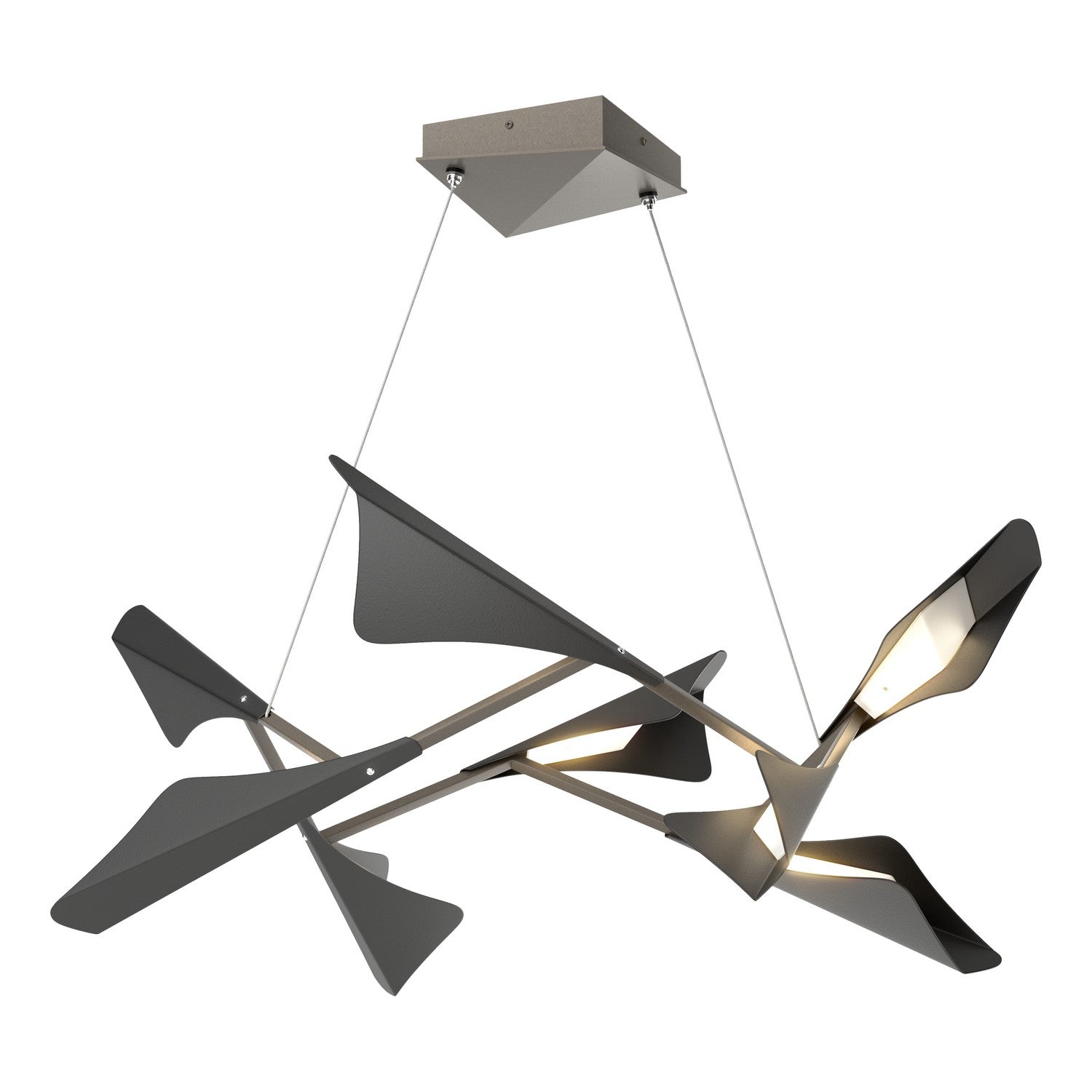 Hubbardton Forge - 135007-LED-STND-07-10 - LED Pendant - Plume - Dark Smoke