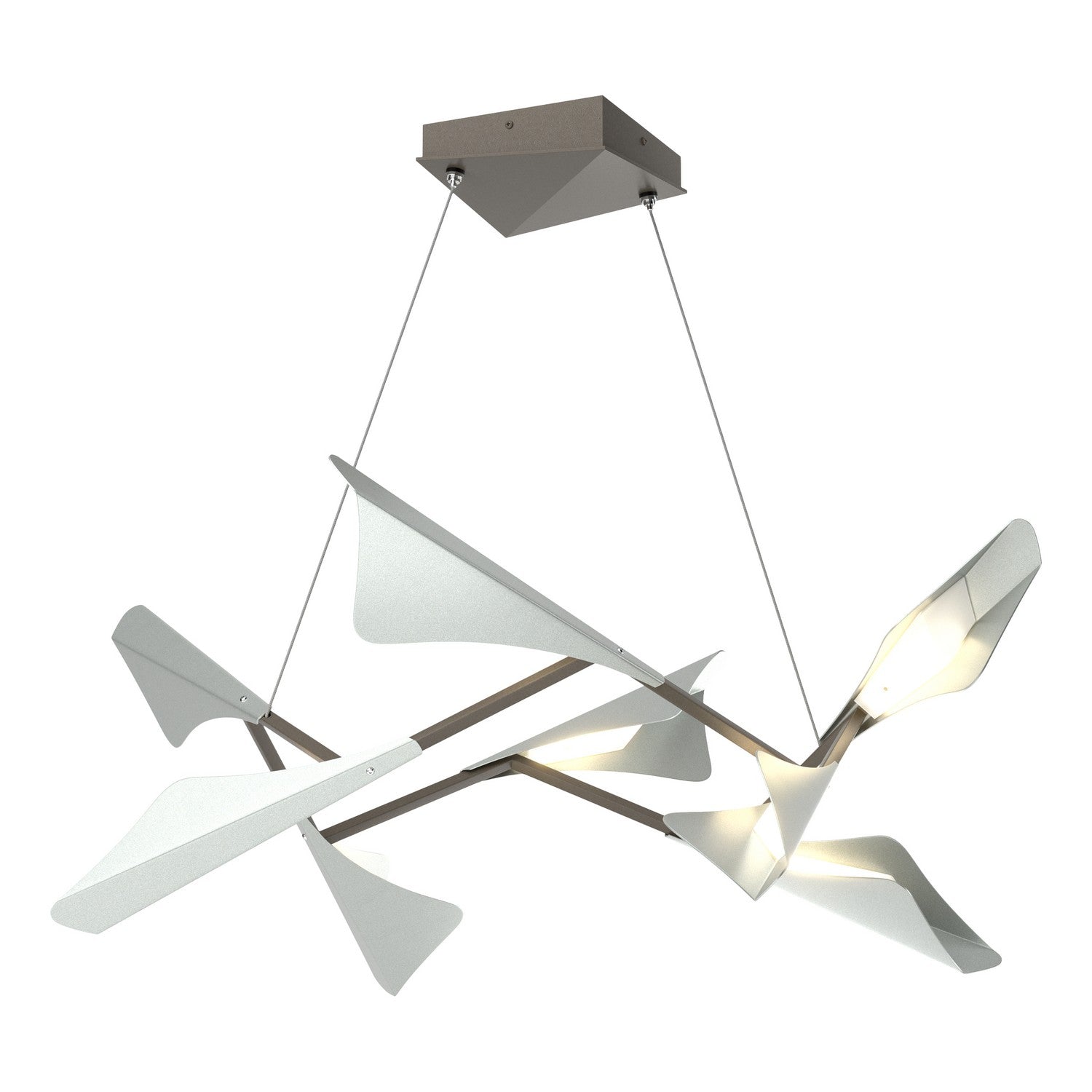 Hubbardton Forge - 135007-LED-STND-07-82 - LED Pendant - Plume - Dark Smoke