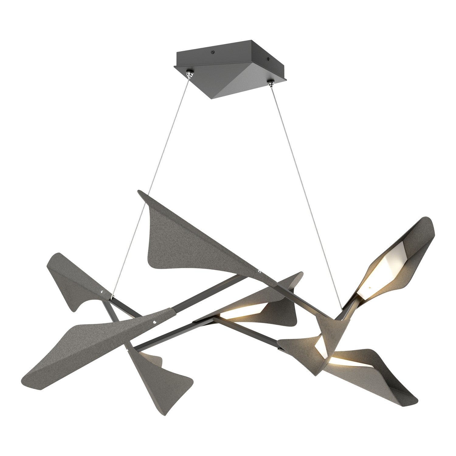 Hubbardton Forge - 135007-LED-STND-10-20 - LED Pendant - Plume - Black