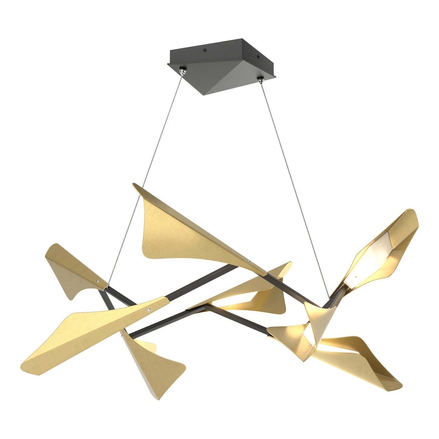 Hubbardton Forge - 135007-LED-STND-10-86 - LED Pendant - Plume - Black