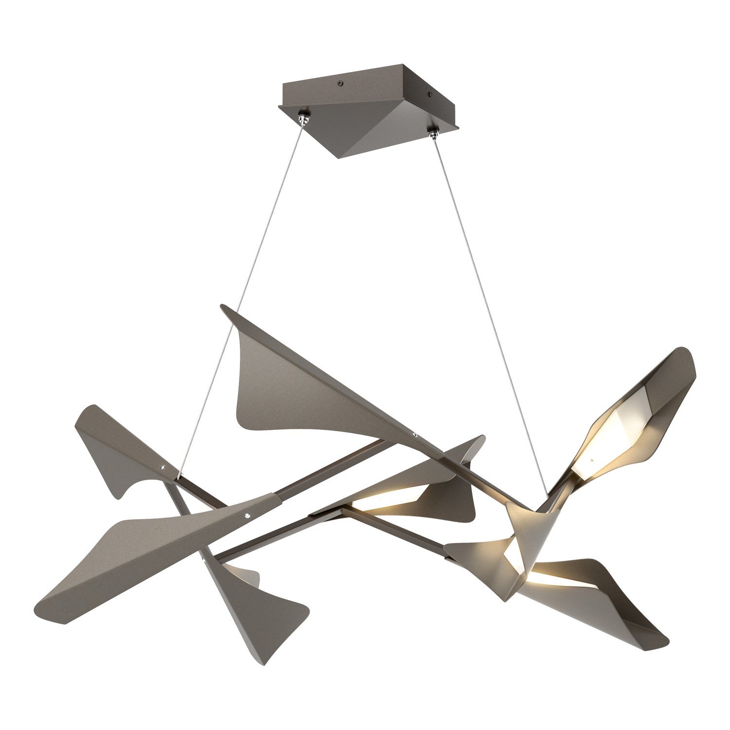Hubbardton Forge - 135007-LED-STND-14-07 - LED Pendant - Plume - Oil Rubbed Bronze