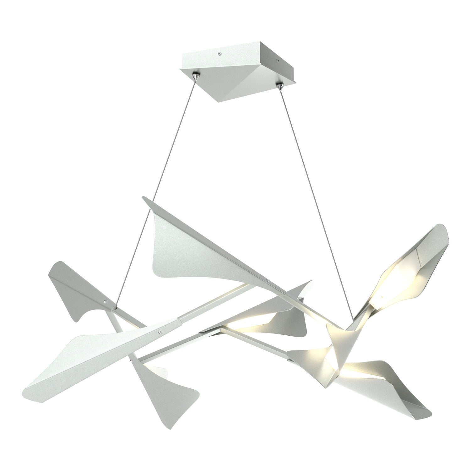 Hubbardton Forge - 135007-LED-STND-82-82 - LED Pendant - Plume - Vintage Platinum