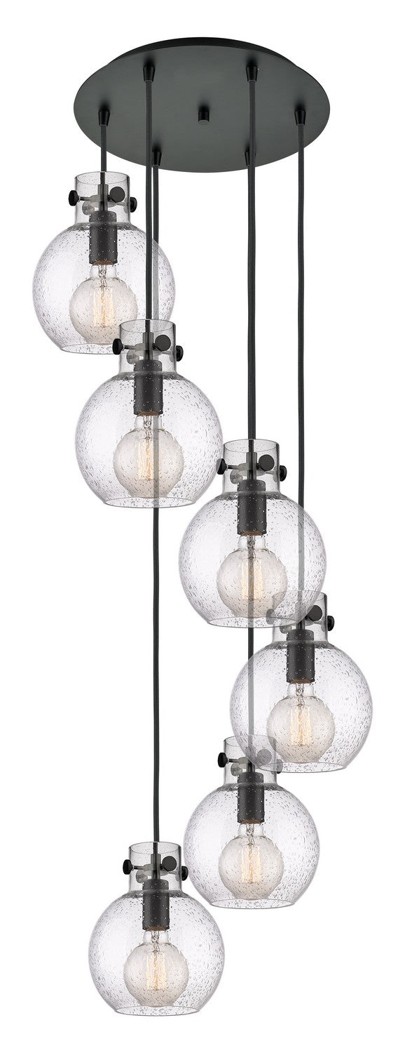 Innovations - 116-410-1PS-BK-G410-8SDY - Six Light Pendant - Newton - Matte Black