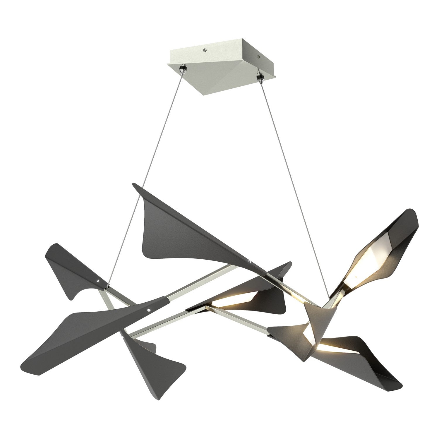 Hubbardton Forge - 135007-LED-STND-85-10 - LED Pendant - Plume - Sterling