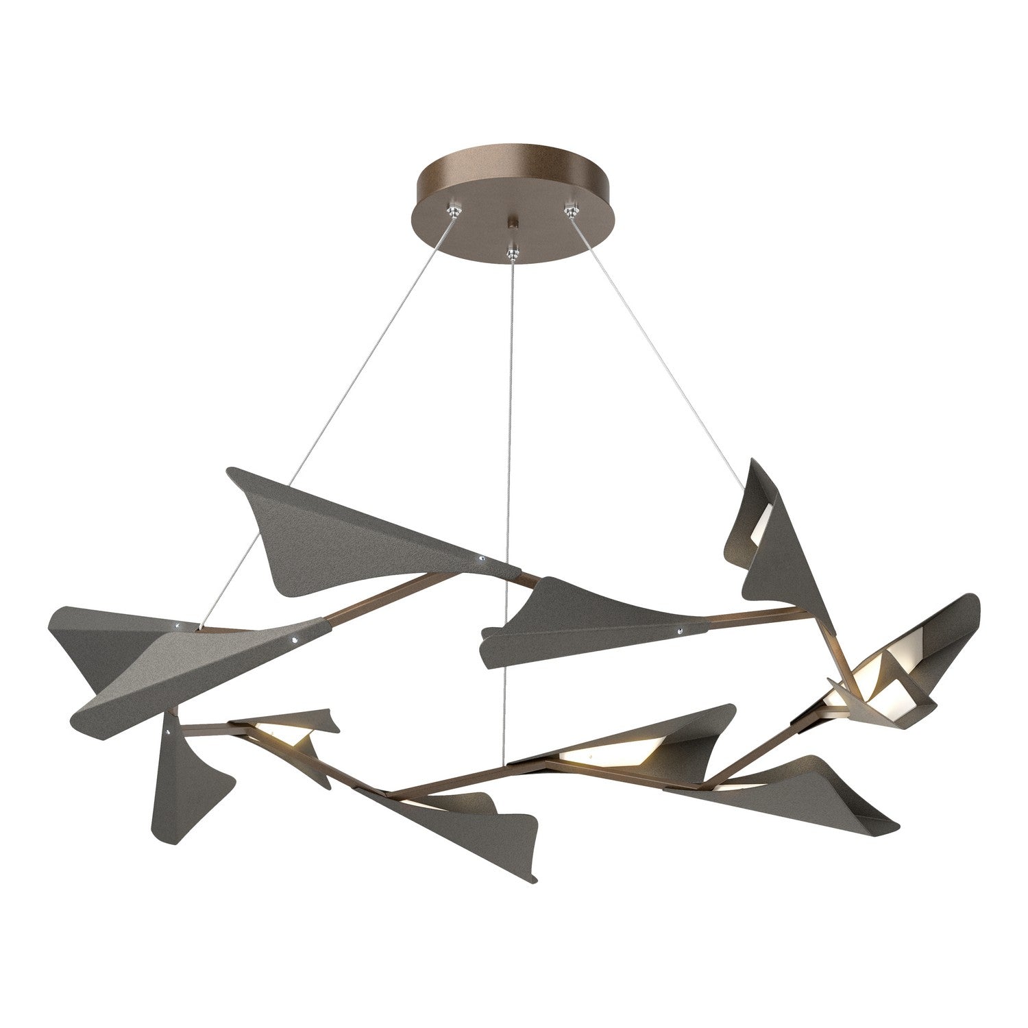 Hubbardton Forge - 135008-LED-STND-05-20 - LED Pendant - Plume - Bronze