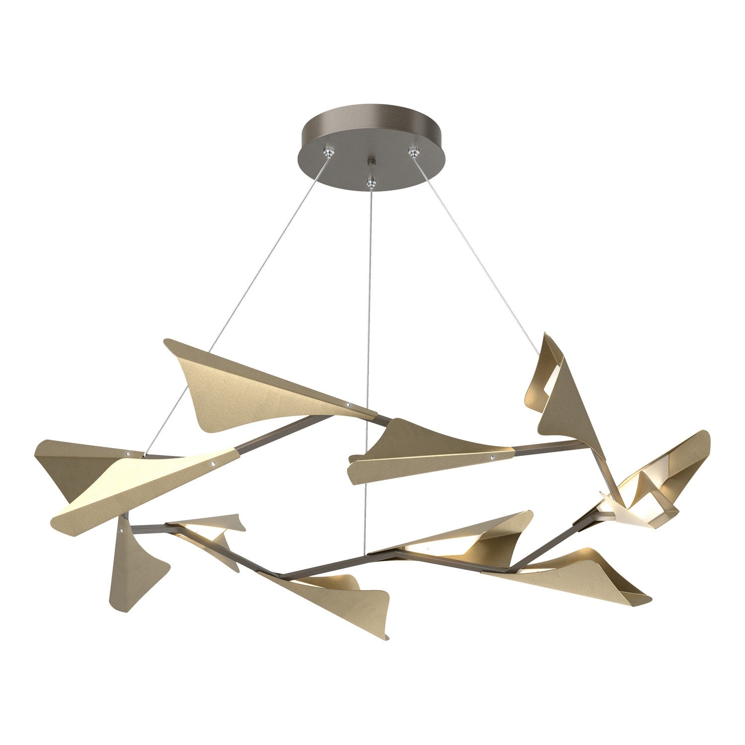 Hubbardton Forge - 135008-LED-STND-07-84 - LED Pendant - Plume - Dark Smoke