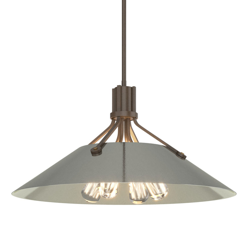 Hubbardton Forge - 136340-SKT-MULT-05-85 - Four Light Pendant - Henry - Bronze