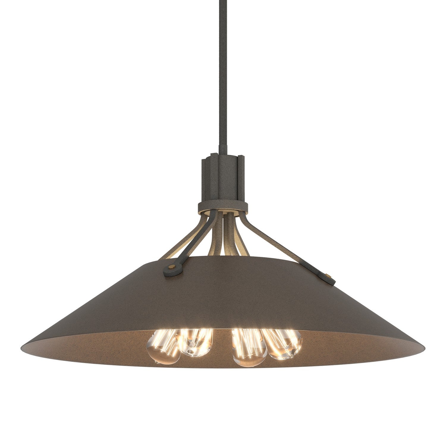 Hubbardton Forge - 136340-SKT-MULT-20-05 - Four Light Pendant - Henry - Natural Iron