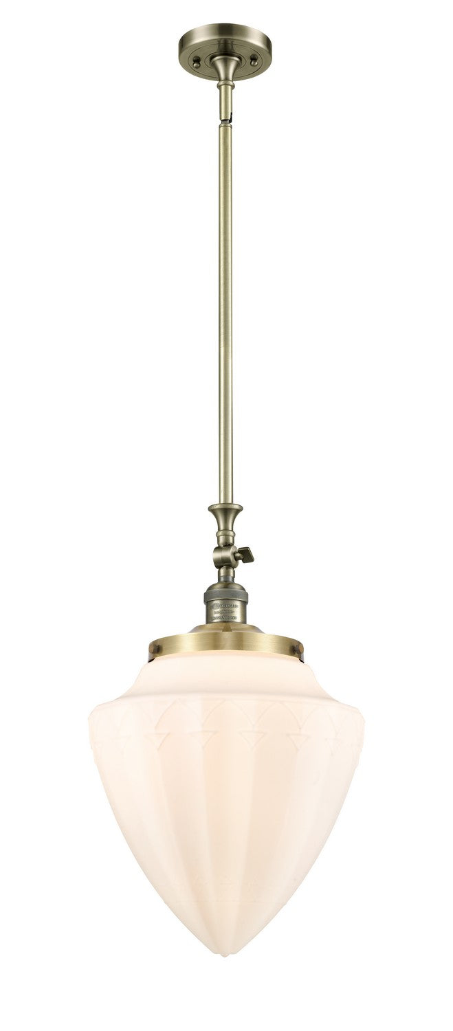 Innovations - 206-AB-G661-12 - One Light Mini Pendant - Franklin Restoration - Antique Brass