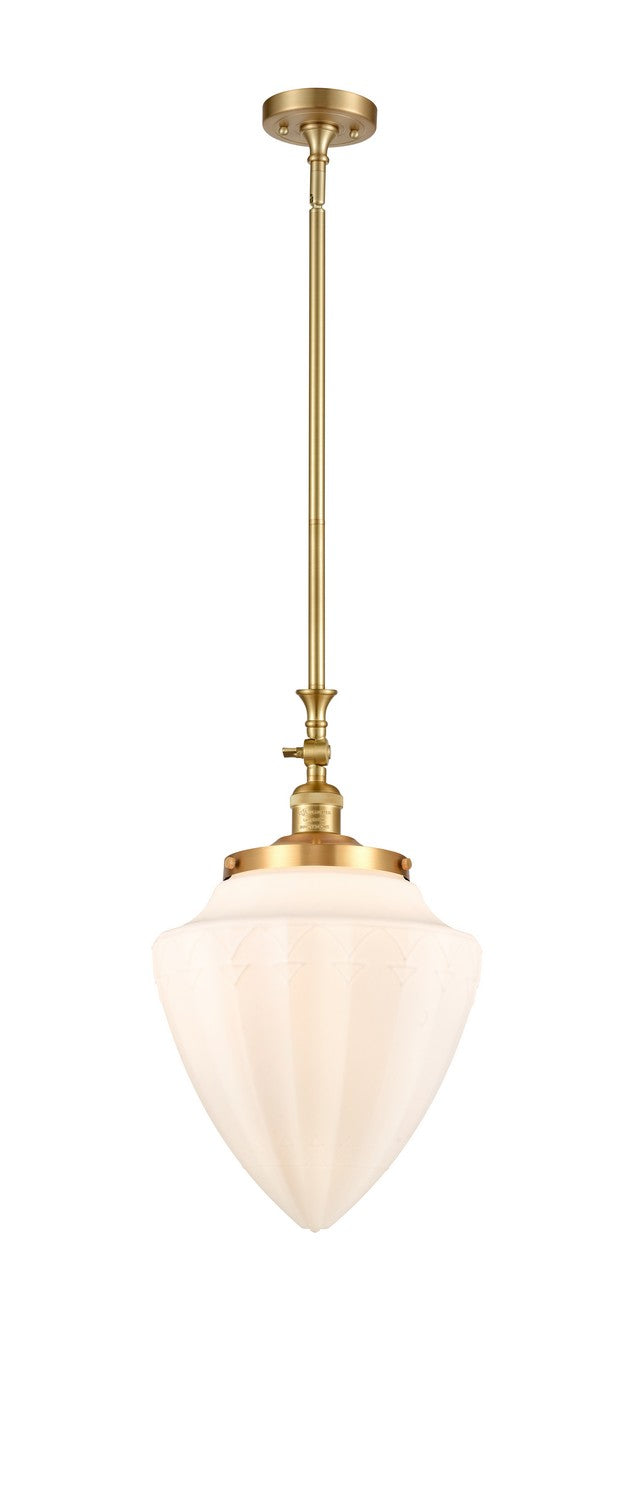 Innovations - 206-SG-G661-12 - One Light Mini Pendant - Franklin Restoration - Satin Gold