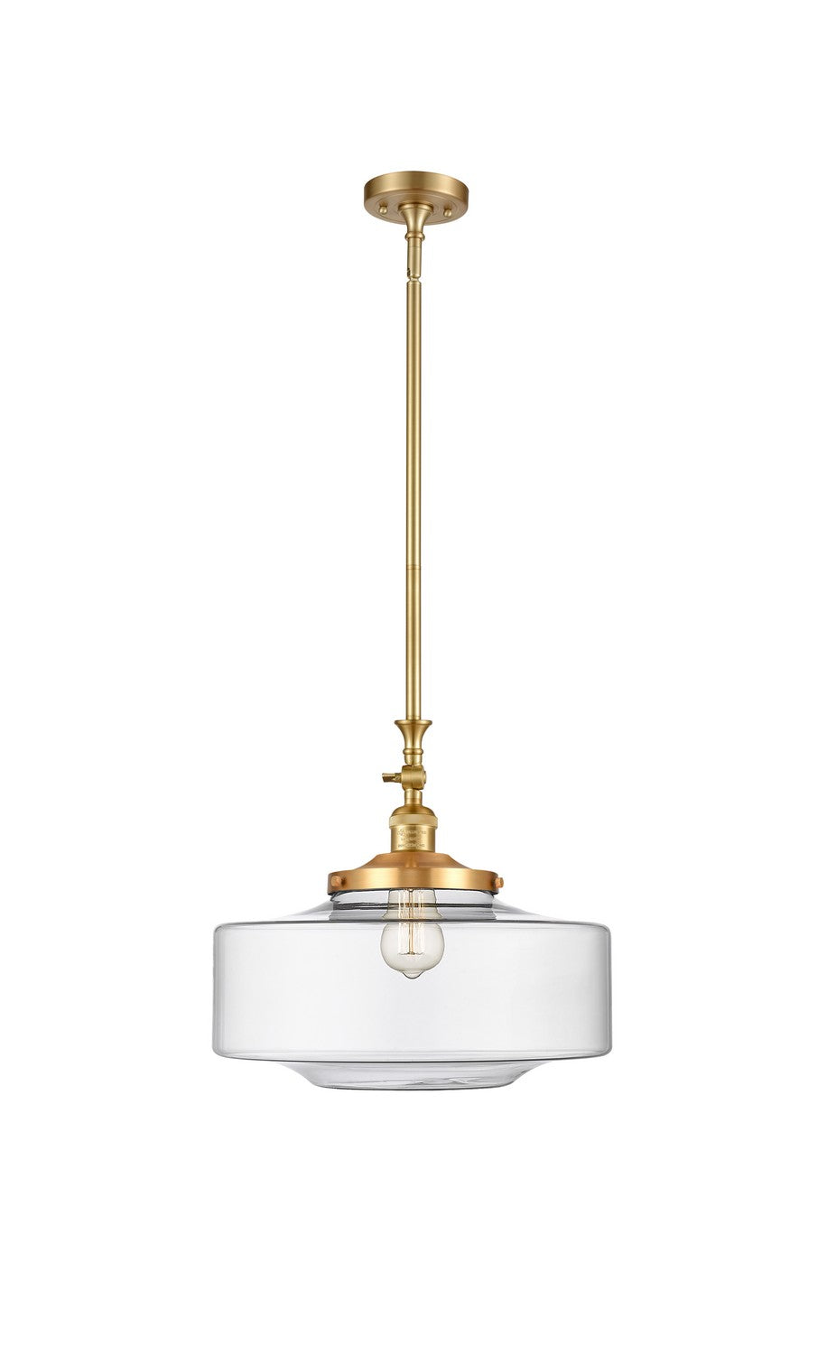 Innovations - 206-SG-G692-16 - One Light Mini Pendant - Franklin Restoration - Satin Gold