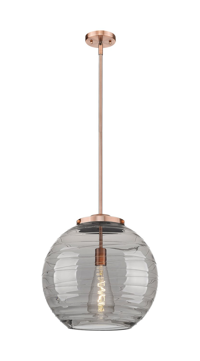 Innovations - 221-1S-AC-G1213-16SM - One Light Pendant - Essex - Antique Copper