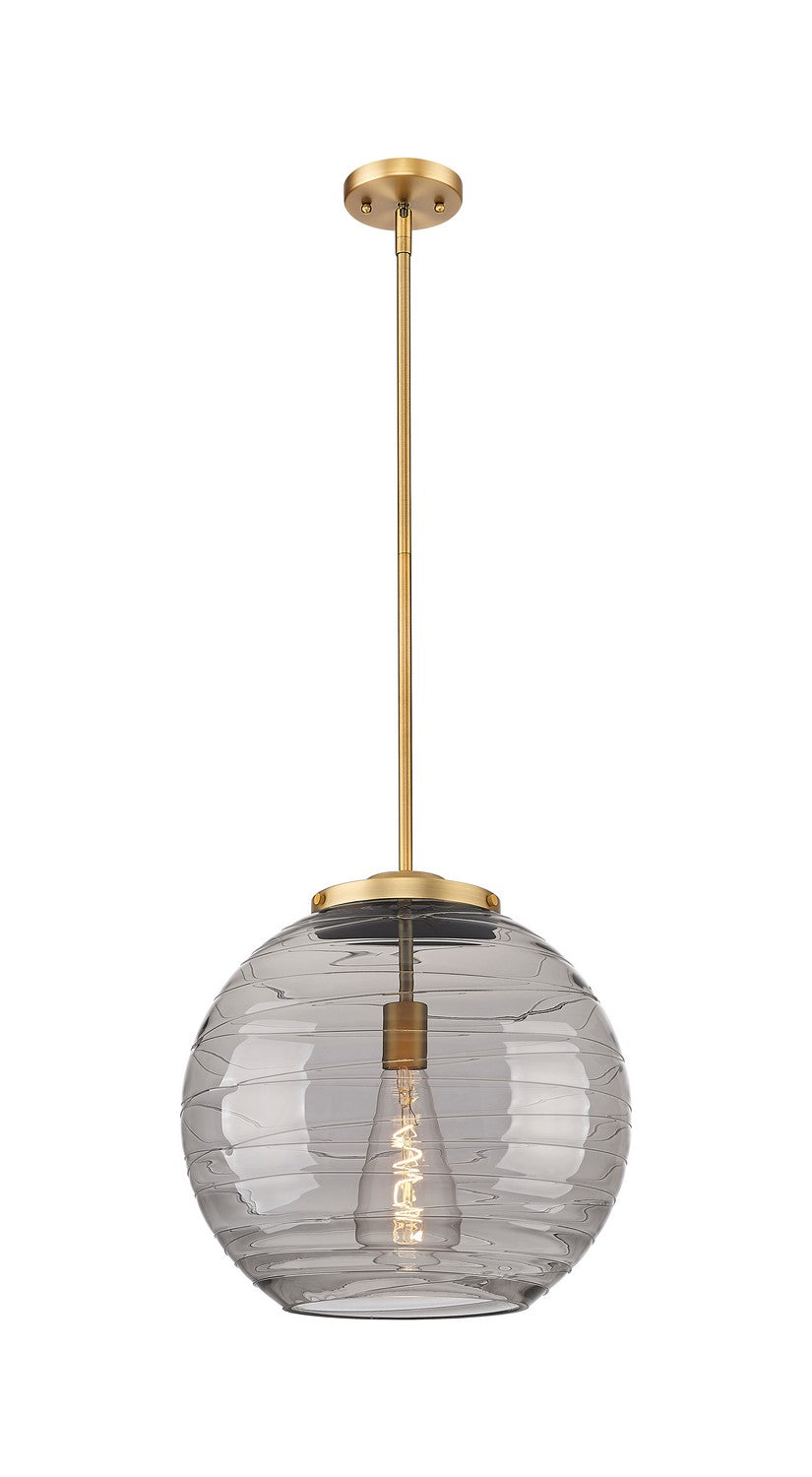 Innovations - 221-1S-BB-G1213-16SM - One Light Pendant - Essex - Brushed Brass
