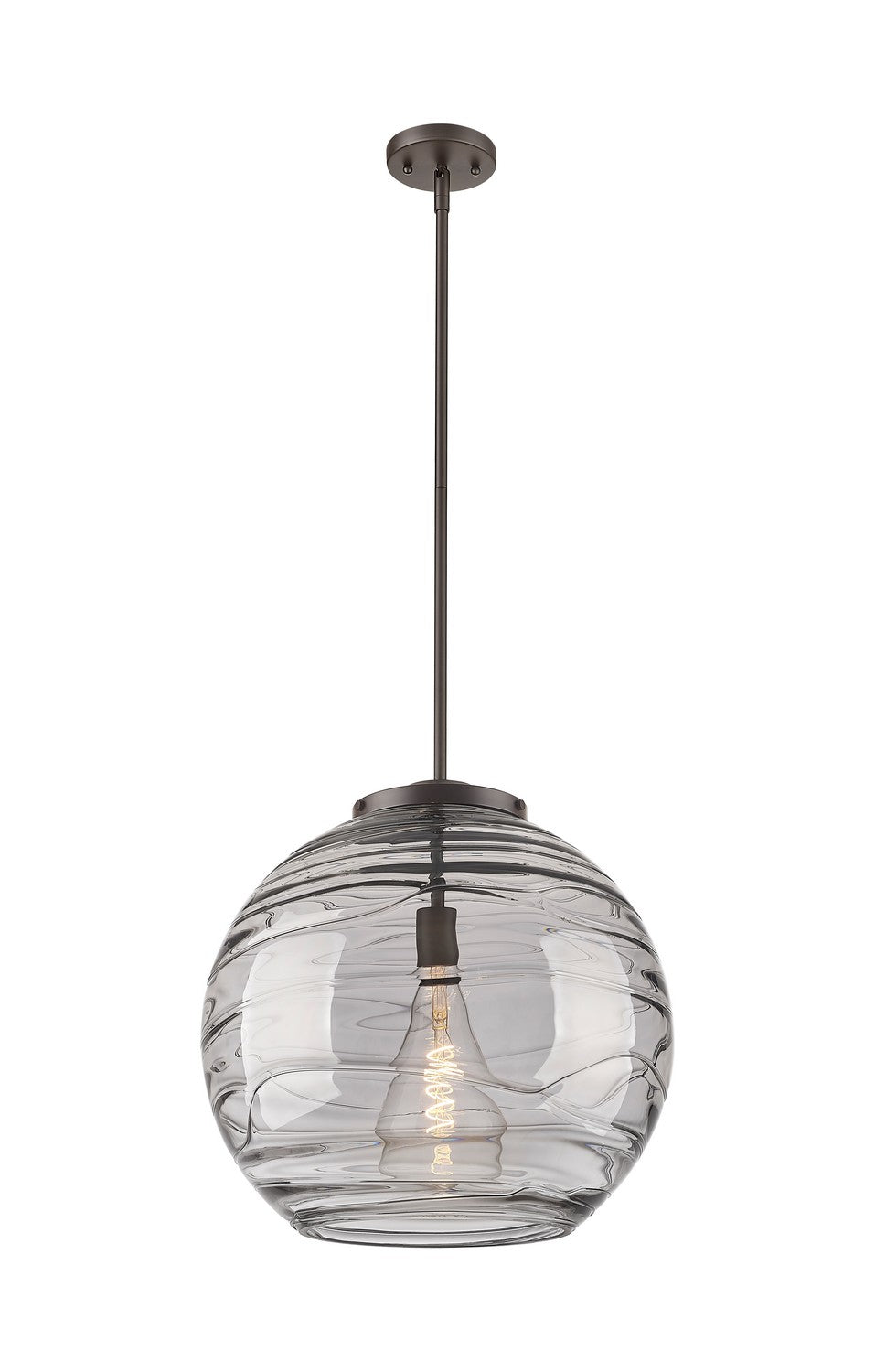 Innovations - 221-1S-OB-G1213-18SM - One Light Pendant - Essex - Oil Rubbed Bronze