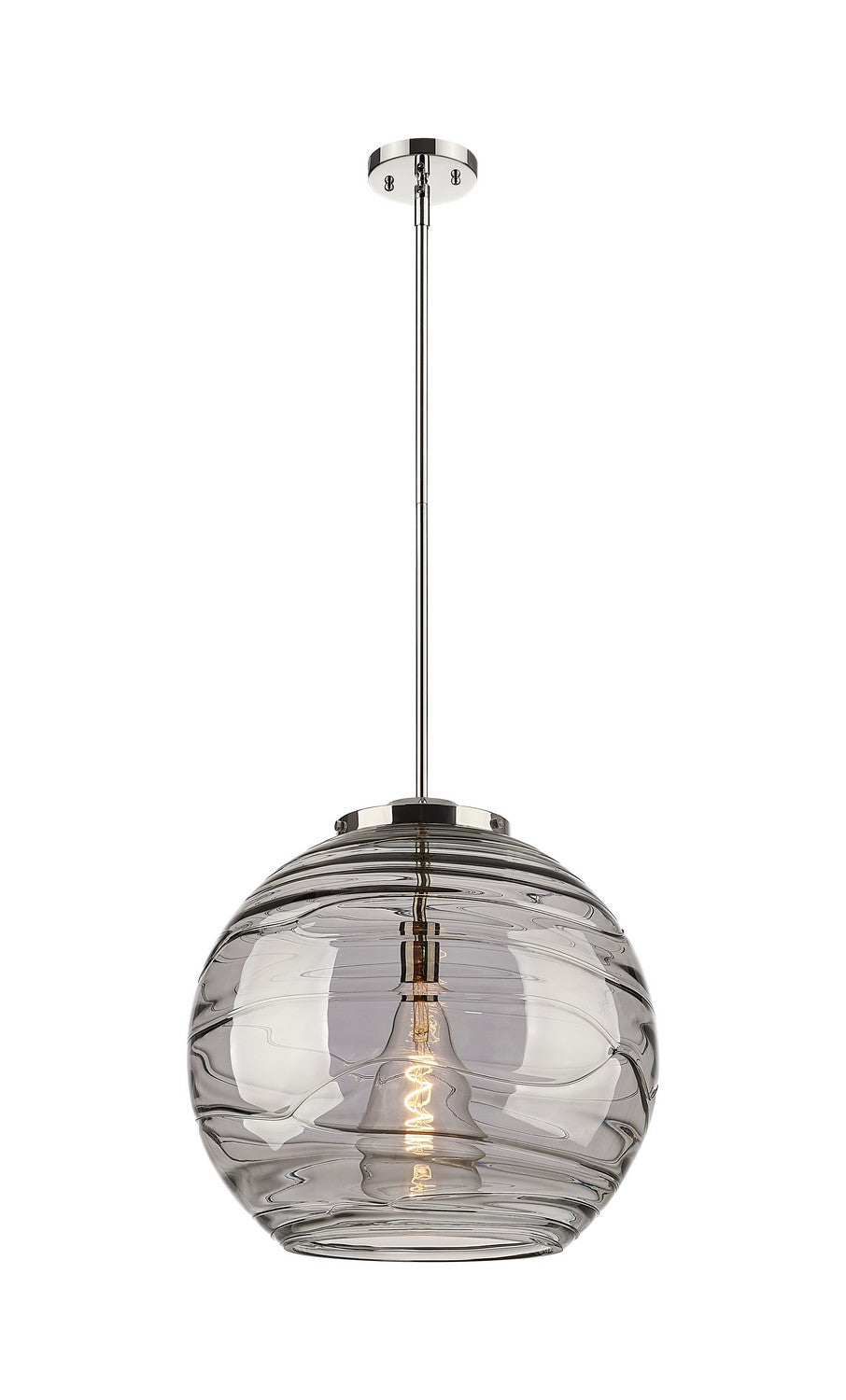 Innovations - 221-1S-PN-G1213-18SM - One Light Pendant - Essex - Polished Nickel