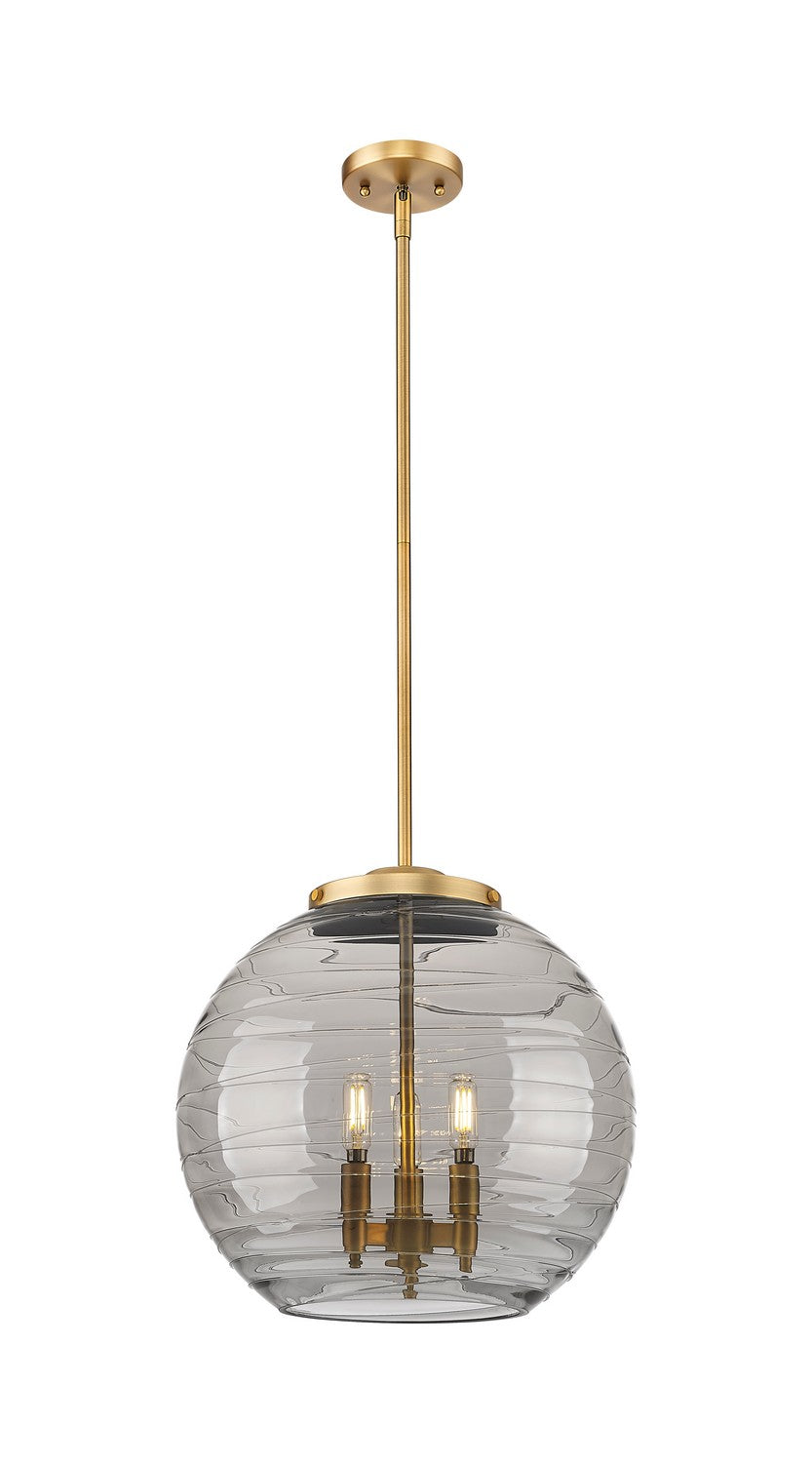 Innovations - 221-3S-BB-G1213-16SM - Three Light Pendant - Essex - Brushed Brass