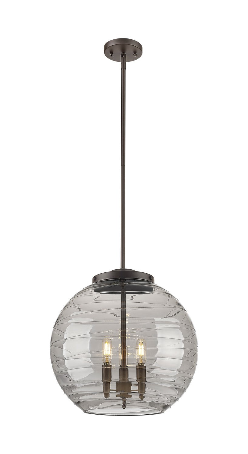 Innovations - 221-3S-OB-G1213-16SM - Three Light Pendant - Essex - Oil Rubbed Bronze