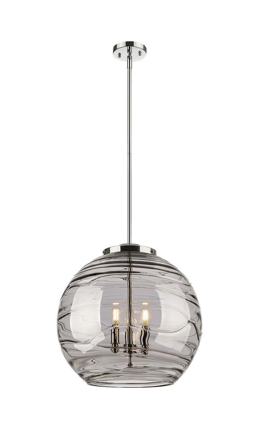 Innovations - 221-3S-PN-G1213-18SM - Three Light Pendant - Essex - Polished Nickel