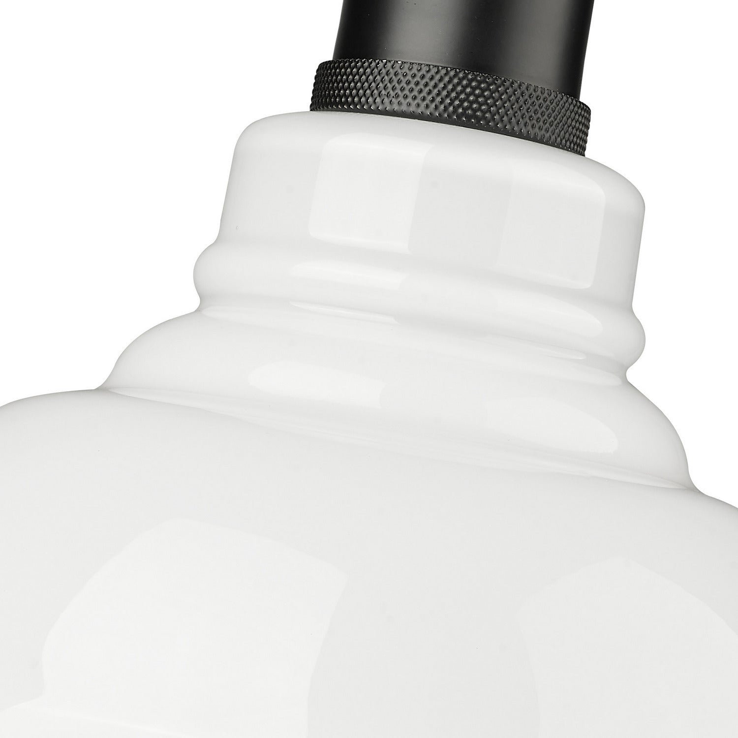 Golden - 0305-S BLK-VMG - One Light Pendant - Carver - Matte Black