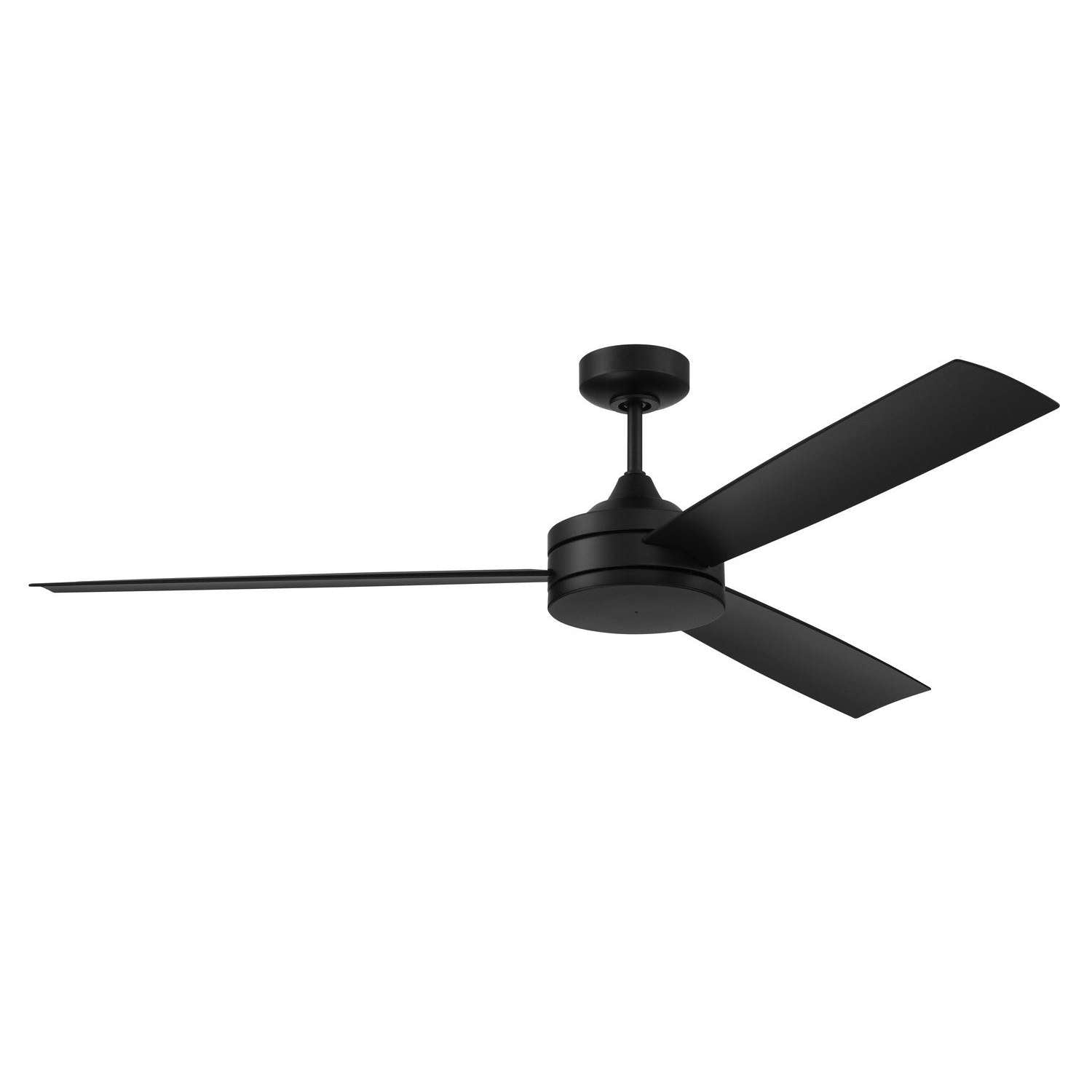 Craftmade - INS62FB3 - 62"Ceiling Fan - Inspo 62 Indoor/Outdoor - Flat Black