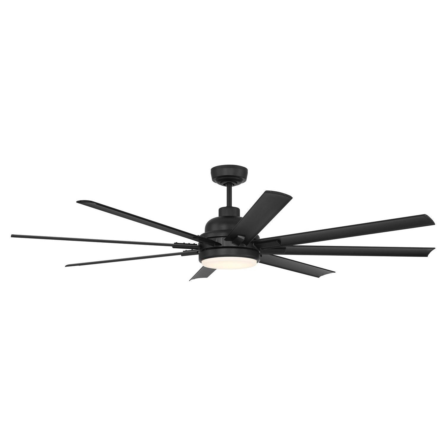 Craftmade - RSH65FB8-NWF - 65" Ceiling Fan - Rush 65" Ceiling Fan, Wet Rated no Wifi - Flat Black
