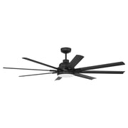 Craftmade - RSH65FB8-NWF - 65" Ceiling Fan - Rush 65" Ceiling Fan, Wet Rated no Wifi - Flat Black