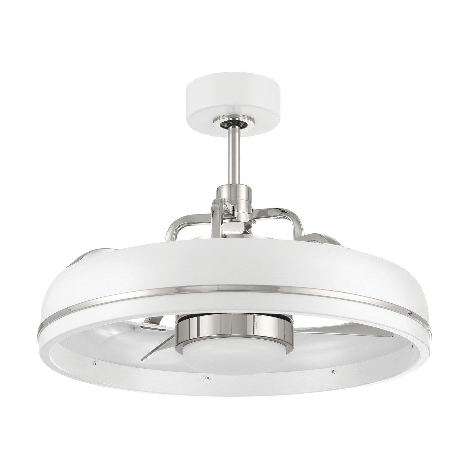 Craftmade - TYL24WPLN3-NWF - 20" Ceiling Fan - Taylor 18" Fandelier no Wifi - White/Polished Nickel